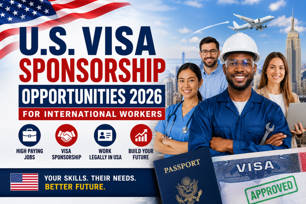 Visa Sponsorship Opportunities
